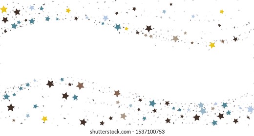 Abstract flying confetti. Falling confetti background. Random glitter shine on a white background. Suitable for your design, cards, invitations, gifts.