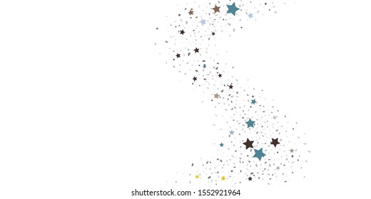 Abstract flying confetti. Falling confetti background. Random glitter shine on a white background. Suitable for your design, cards, invitations, gifts.