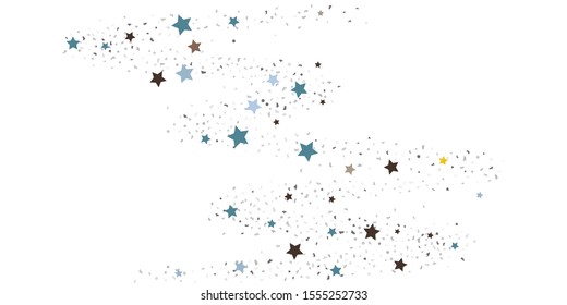 Abstract flying confetti. Falling confetti background. Random glitter shine on a white background. Suitable for your design, cards, invitations, gifts.