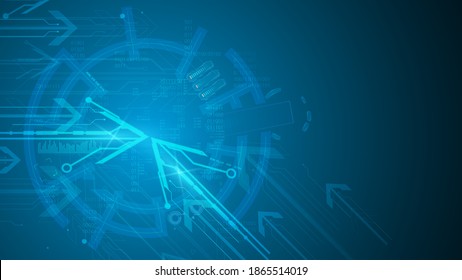 abstract focus target arrow hi tech sci fi concept design background eps 10 vector