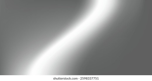 Abstract foil background with metal mirror texture. Chrome gradient surface with light abstract modern simple