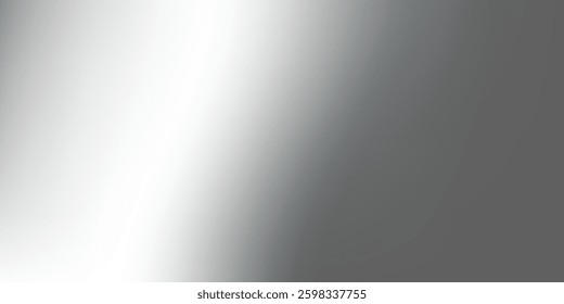 Abstract foil background with metal mirror texture. Chrome gradient surface with light abstract