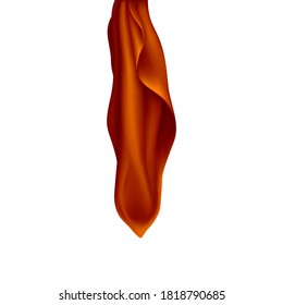 Abstract folded cloth. Vector illustration.