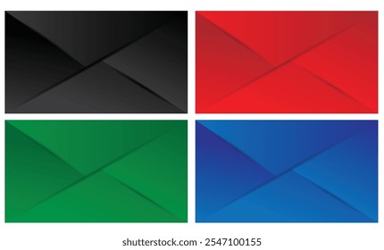 Los Fondos De Papel Plegados Abstractas Establecen Diferentes Colores. Fondos y texturas para portadas de libros