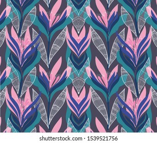 Abstract foliage pattern is good for textile and holiday.