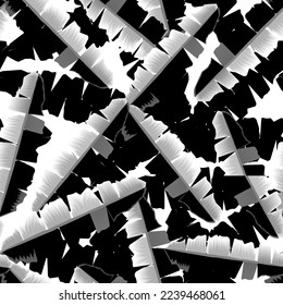 abstract foliage seamless background drcorative. vector design. fashionable prints texture. black and white. Exotic wallpaper pattern. flat design. abstract banana leaf. vintage design. nature motif