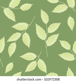 Abstract foliage seamless pattern background