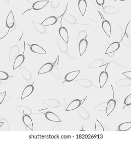 Abstract foliage seamless pattern background