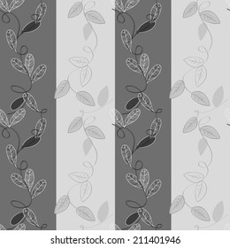 Abstract foliage seamless pattern background