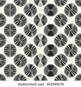 Abstract folk dot seamless pattern. 