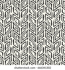 Abstract folk motif textured background. Seamless pattern.
