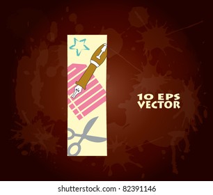 abstract font, alphabet.