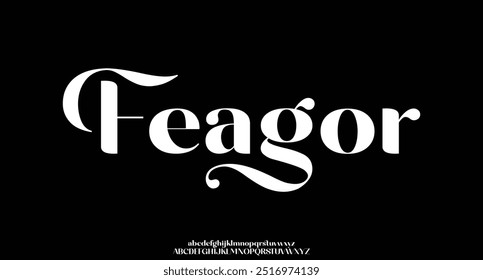 Abstrato alfabeto da fonte. Mínimo fontes urbanas modernas para logotipo, marca etc. Ilustração de vetor de tipografia