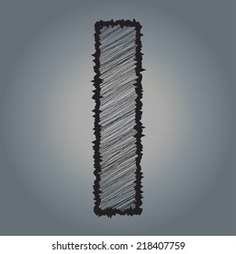 Abstract font background