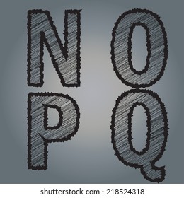 Abstract font background