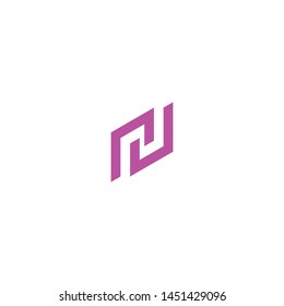 Abstract font C, W, A, N, T logo template 