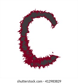 abstract font color C for many business web design or some thing in education.
