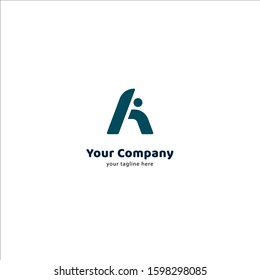 A Abstract font Logo desgin