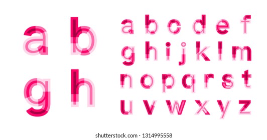 Abstract font. Minimalist alphabet. Abc design. White font. Geometric abstract technology font. Futuristic alphabet. Design letters and numbers. 