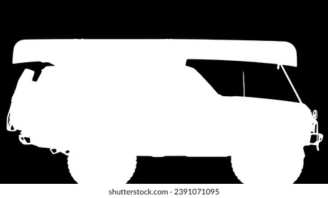 Abstract Font Outline Silhouette Typeface
