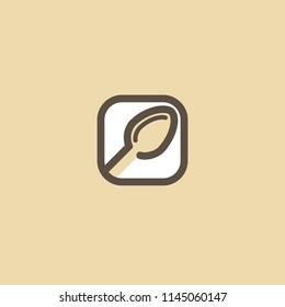 Abstract food logo icon vector design. Recipe, cooking, course, cafe, restaurant, fast food vector logo. Editable design. Cutlery logo. Cooking food, menu web icon.
