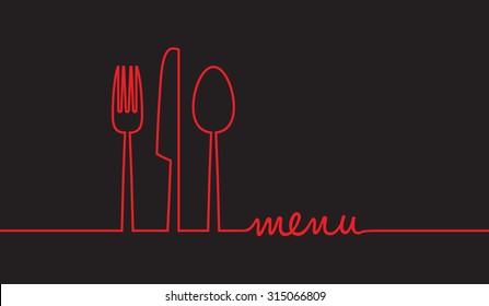 abstract food menu background
