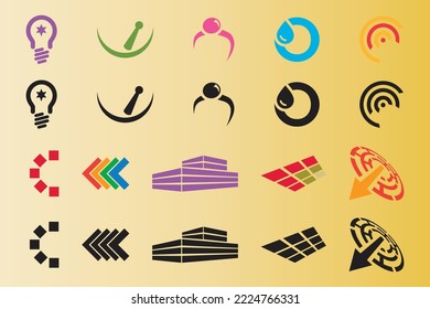 Abstract Footage logo design art