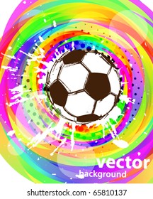 Abstract football art background