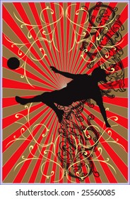 abstract football background