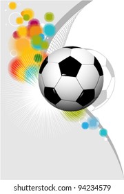 Abstract football background