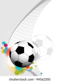 Abstract football background