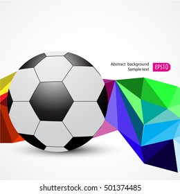 abstract football background design vector illustration