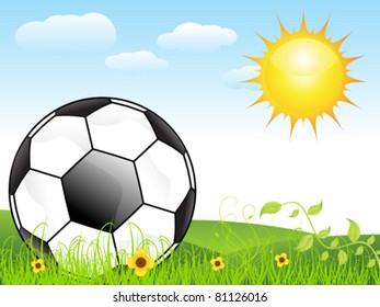 abstract football background design vector illustration