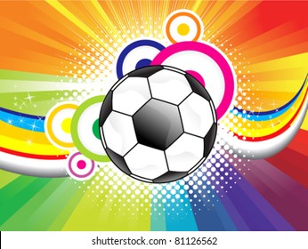 abstract football background design vector illustration