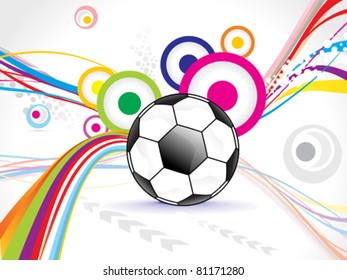 abstract football background design vector illustration