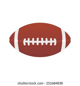 abstract football ball on a white background