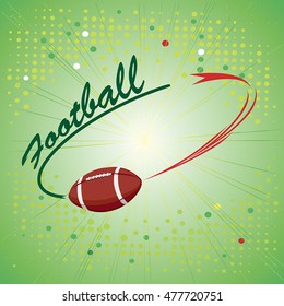 Abstract football circle