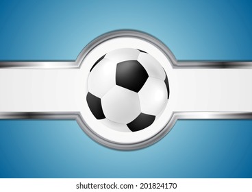 Abstract football design. Vector background