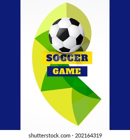 abstract football design vector illustration