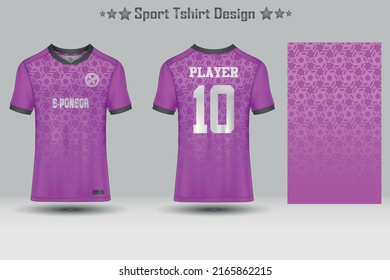 Abstract Football Jersey Geometric Pattern Mockup Template Sport T-shirt Design