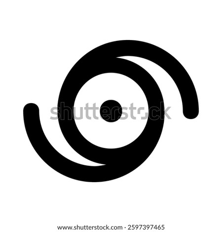 abstract Forecast Shape line icon 