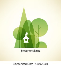 abstract forest