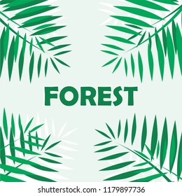 Abstract Forest Background