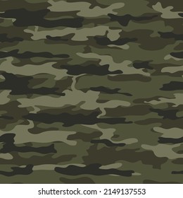 Abstract forest background camouflage seamless modern texture, army pattern. Disguise.