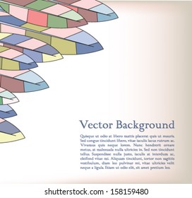 abstract forest/feathers background