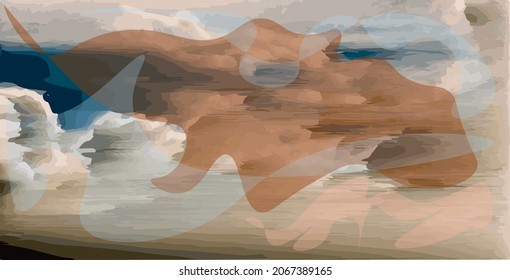 Abstrakte Form, Hintergrund-Kopfbedeckungsfarbe 