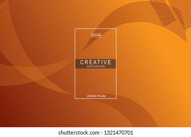 Abstract form composition background trend. Circle, wavy, dynamic background, gradient color, flowing shapes,. Usable for landing page. Trendy and modern background color