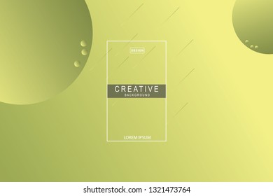 Abstract form composition background trend. Circle, wavy, dynamic background, gradient color, flowing shapes,. Usable for landing page. Trendy and modern background color