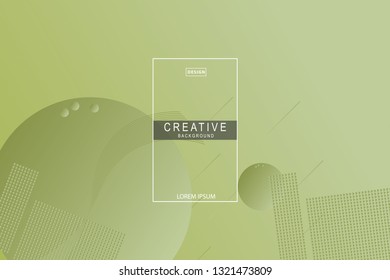 Abstract form composition background trend. Circle, wavy, dynamic background, gradient color, flowing shapes,. Usable for landing page. Trendy and modern background color