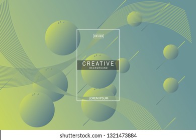 Abstract form composition background trend. Circle, wavy, dynamic background, gradient color, flowing shapes,. Usable for landing page. Trendy and modern background color